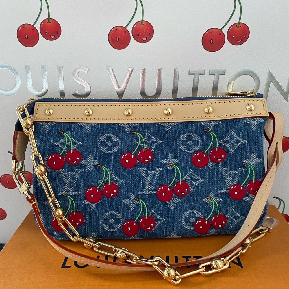 Louis Vuitton LV TM cerise pochette accessories